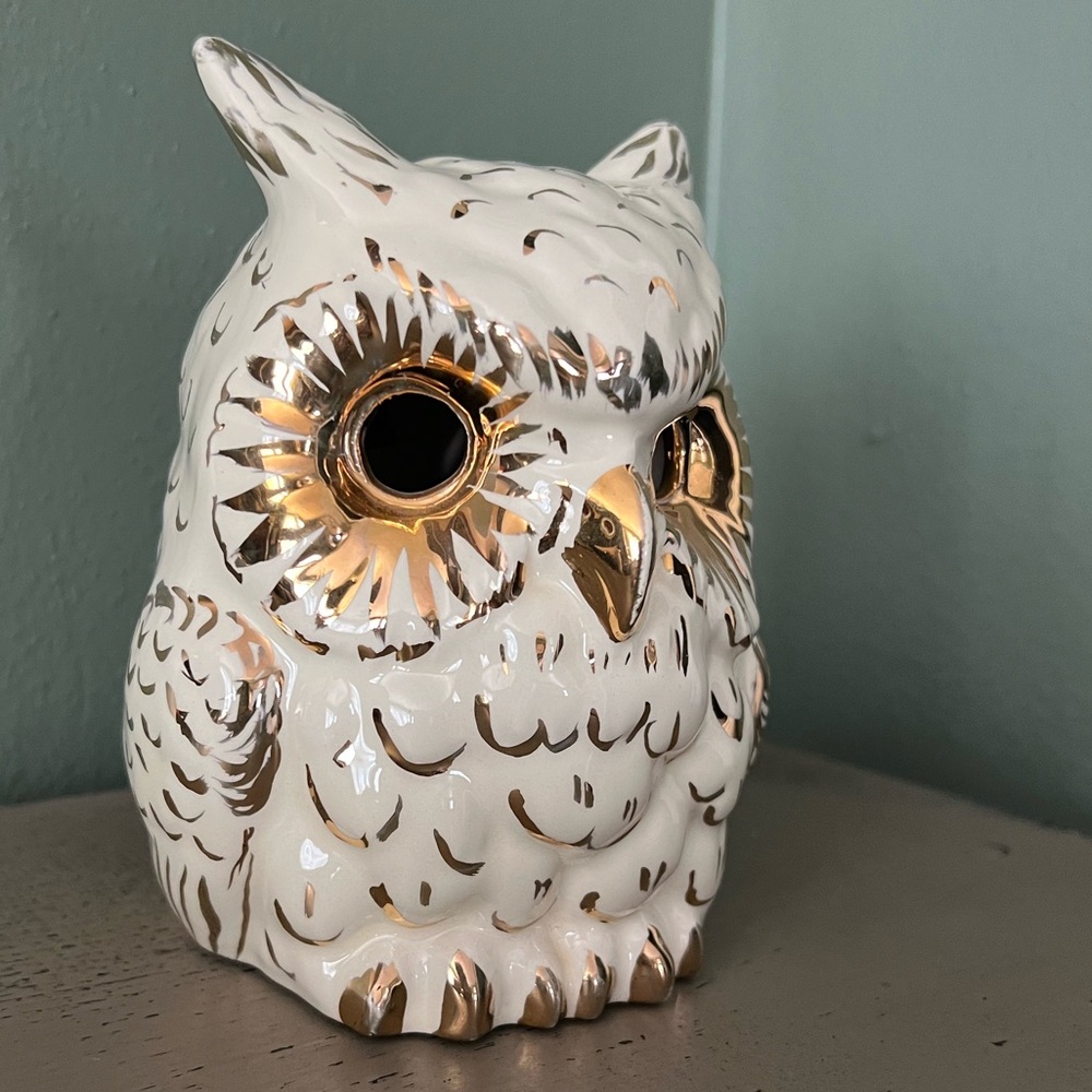 Vintage Handmade Ceramic Hoot Owl Nightlight With Switch 🦉 - Picture 6 of 16